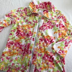 A La Carte brand, Floral lightweight jacket, size Small.
